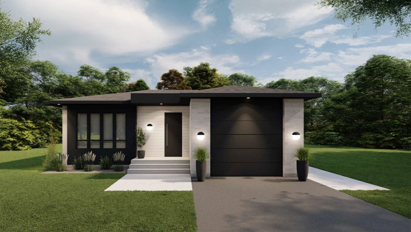 Construction_neuve-SMB_Dallaire-Saint_Lambert-bungalow_avec_garage